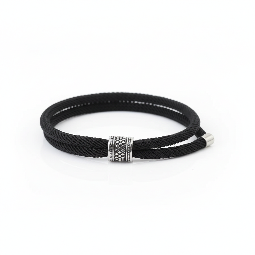 Bracelet Viking Homme – Cordon en nylon ajustable 4 mm